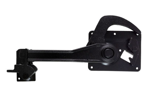 Lock Assembly for 2" Roller Doors, Black E-Coat/Powder Coat