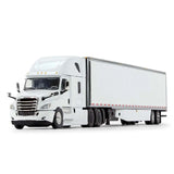 1/64 Scale White/White Freightliner 2018 Cascadia & 53' Utility Trailer with Thermo King Reefer