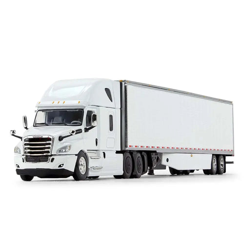1/64 Scale White/White Freightliner 2018 Cascadia & 53' Utility Trailer with Thermo King Reefer