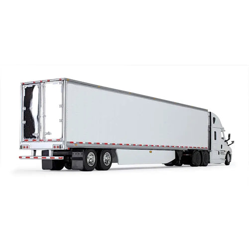 1/64 Scale White/White Freightliner 2018 Cascadia & 53' Utility Trailer with Thermo King Reefer