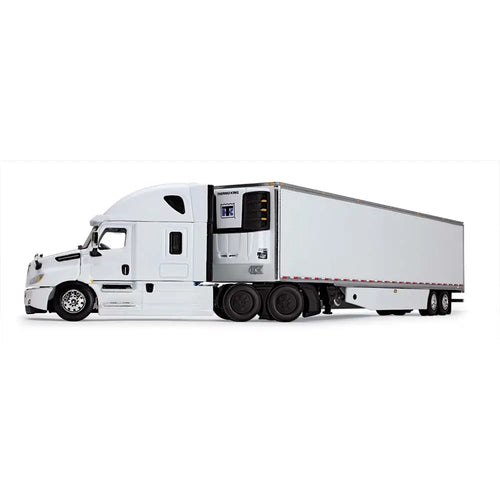 1/64 Scale White/White Freightliner 2018 Cascadia & 53' Utility Trailer with Thermo King Reefer