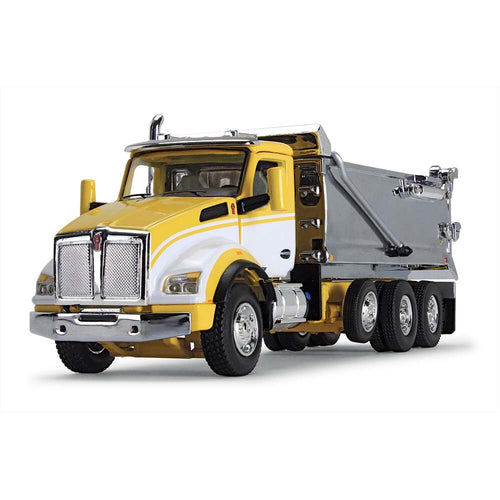 1/64 Scale Yellow/White/Chrome Kenworth T880 Rogue Dump