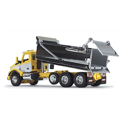 1/64 Scale Yellow/White/Chrome Kenworth T880 Rogue Dump