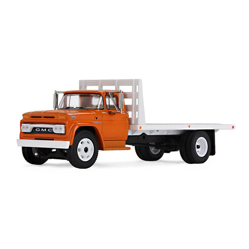 1/64 Scale Omaha Orange 1/64 GMC 4000 Flatbed Truck