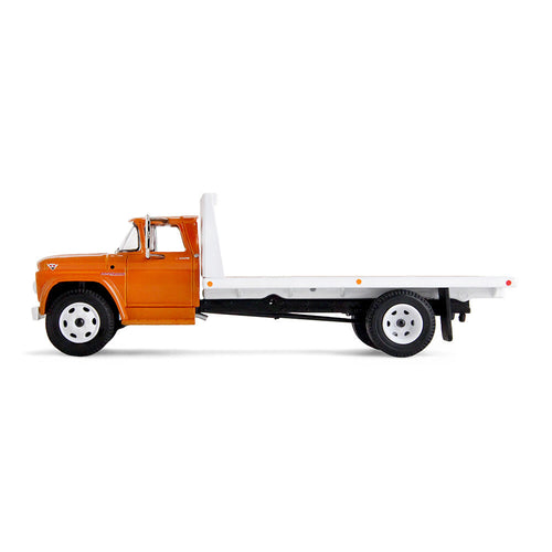 1/64 Scale Omaha Orange 1/64 GMC 4000 Flatbed Truck