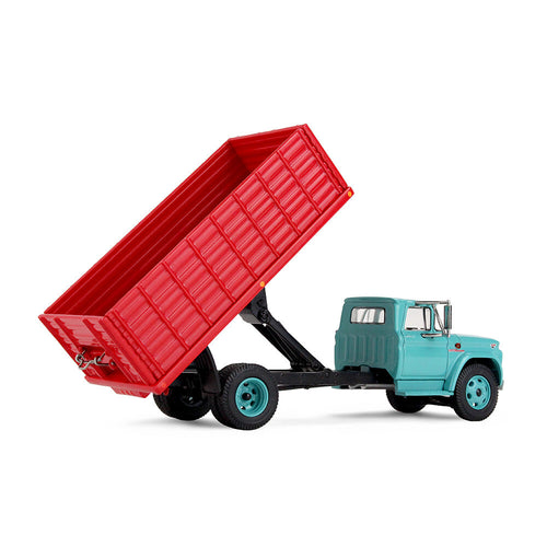1/64 Scale Turquoise/Red 1/64 GMC 4000 Grain Truck