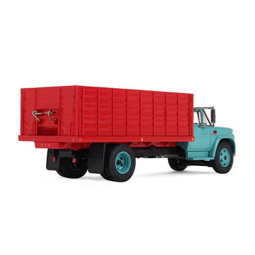 1/64 Scale Turquoise/Red 1/64 GMC 4000 Grain Truck