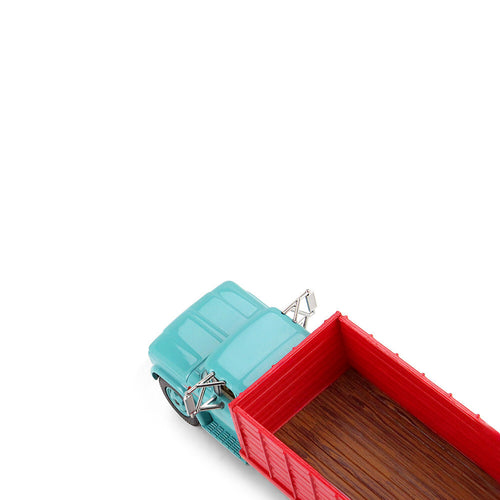 1/64 Scale Turquoise/Red 1/64 GMC 4000 Grain Truck