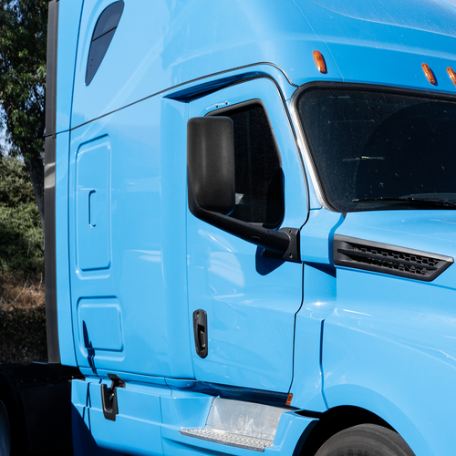 Matte Black Mirror Cover For 2018-2026 Freightliner Cascadia-Passenger