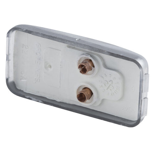 Grote Small Rectangular License Light White