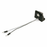White Vertical Mount MicroNova® Dot LED License Lights 9-32V