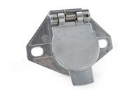 Horizontal Zinc Dual Pole Receptacle