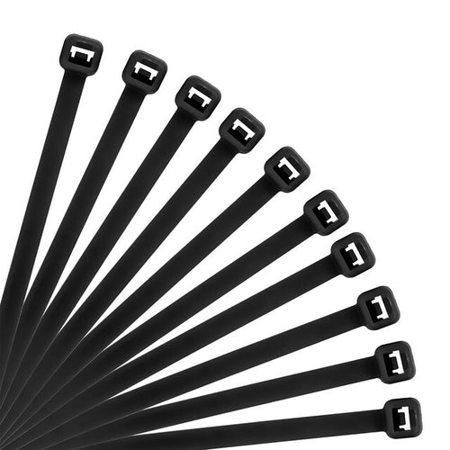 Black 4" (L) Nylon Cable Zip Tie 100Pcs