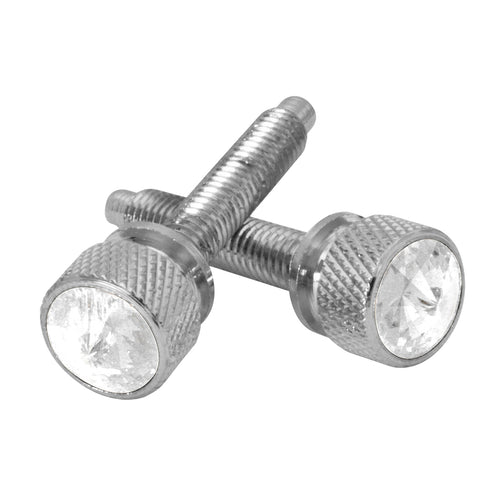 Chrome Dash Screw W/Clear Diamond fits Kenworth 2000 Down