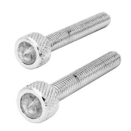 Clear Long Dash Screws with Crystal on Top fits Kenworth 2001-2005