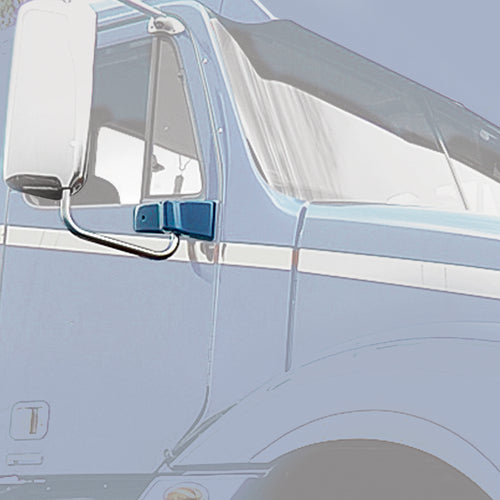 Chrome Plastic Exterior Door Mirror Bracket Cover fits Freightliner