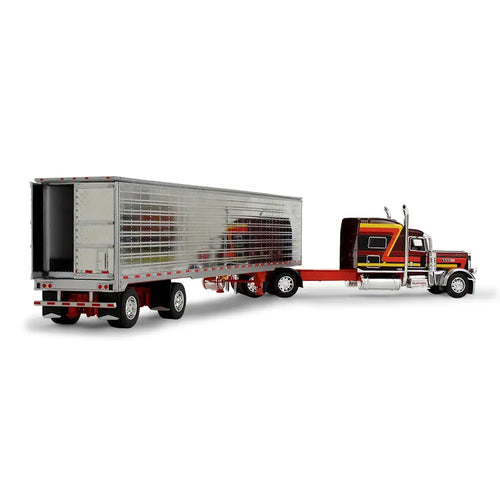 1/64 Scale Big Rigs Series II #4: Hurricane Express Peterbilt Model 389 Pride & Class with 70" Mid-Roof Sleeper & 53' Utility Trailer w/Reefer