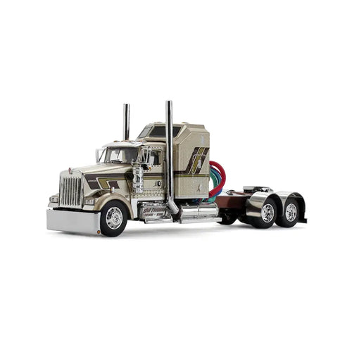 1/64 Scale Red's Favorites - Jason Sanders Kenworth W900L with 60" Aerodyne Sleeper & 40' Vintage Trailer