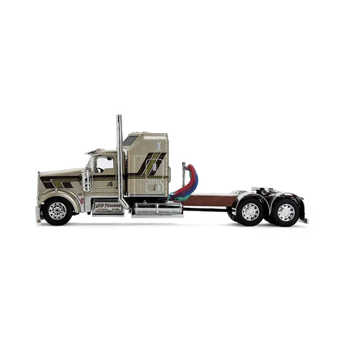 1/64 Scale Red's Favorites - Jason Sanders Kenworth W900L with 60" Aerodyne Sleeper & 40' Vintage Trailer