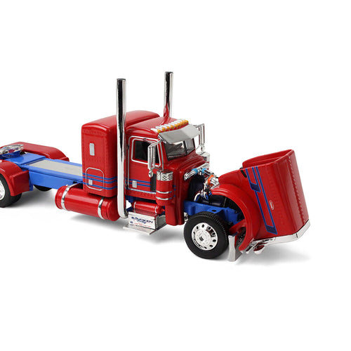 1/64 Scale Big Rigs Series II #3: Sancken Custom Truck by Amcan Peterbilt Model 389 with 36" Flat Top Sleeper & Heil Fuel Tank Trailer