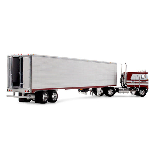 1/64 ScaleRed's Favorites - Jim Skrinar Kenworth K100 COE Flat Top & 53' Utility Trailer with Reefer