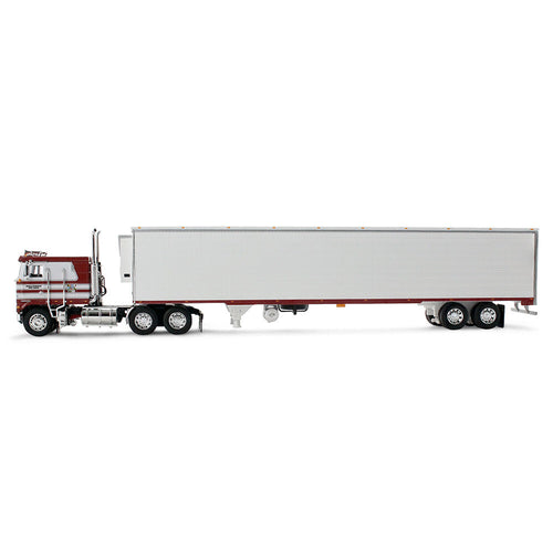 1/64 ScaleRed's Favorites - Jim Skrinar Kenworth K100 COE Flat Top & 53' Utility Trailer with Reefer
