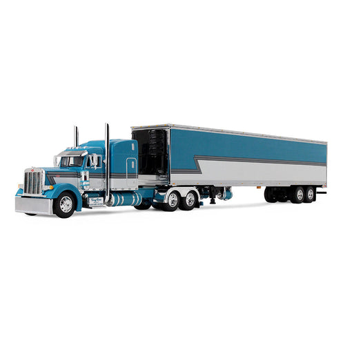 1/64 Scale Big Rigs Series II #5: Tway Rose Transport Peterbilt Model 379 with 63" Mid-Roof Sleeper & 53' Utility Trailer w/Reefer