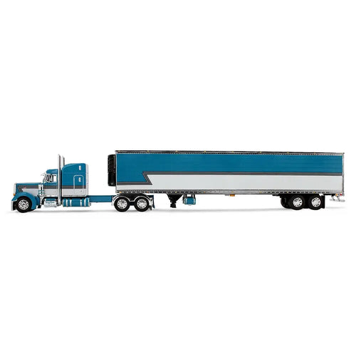 1/64 Scale Big Rigs Series II #5: Tway Rose Transport Peterbilt Model 379 with 63" Mid-Roof Sleeper & 53' Utility Trailer w/Reefer