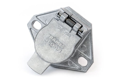 Tramec Sloan 7-Way Zinc Receptacle, Screw Terminals, Split Pin