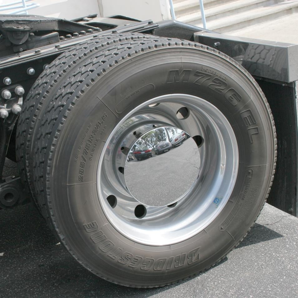 Covering Rear Axle Short Chrome Plastic Rear Axle Cover, Single Hub Design with Removable Cap ...