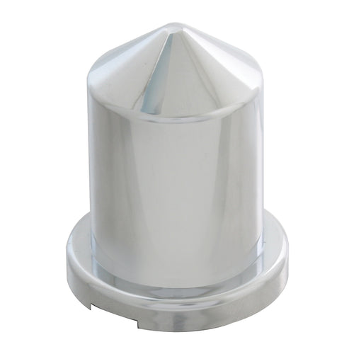 Pointed Chrome Plastic Push-On Lug Nut Cover 1-1/4'' & 33mm''