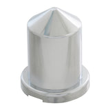 Pointed Chrome Plastic Push-On Lug Nut Cover 1-1/4'' & 33mm''