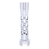 Austin Style Gun Cylinder Gearshift Knob With 13/15/18 Speed Adapter - Chrome/Vertical