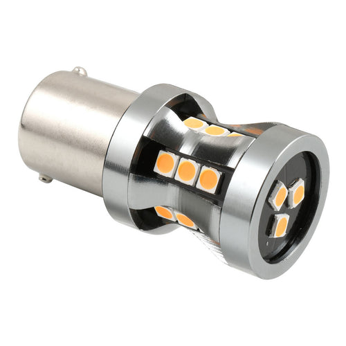 Grand General Amber 1156 High Power Tower LED Bulb (Pair) 12/24V