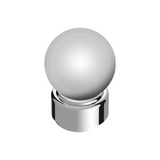 Thread-On Bristol Gearshift Knob with 9/10 Speed Adapter-Chrome