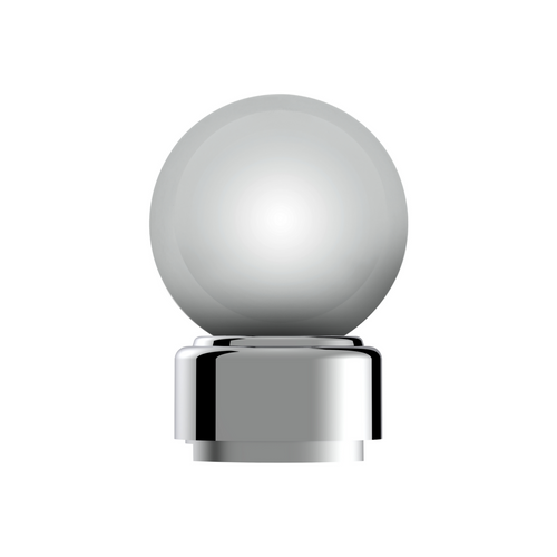 Thread-On Bristol Gearshift Knob with 9/10 Speed Adapter-Chrome