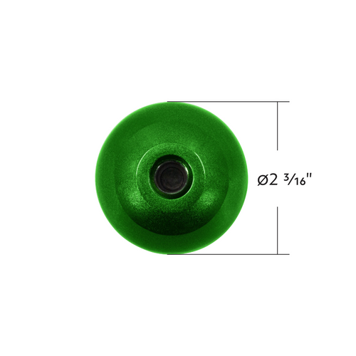 1/2"-13 Thread-On Bristol Style Gearshift Knob-Emerald Green