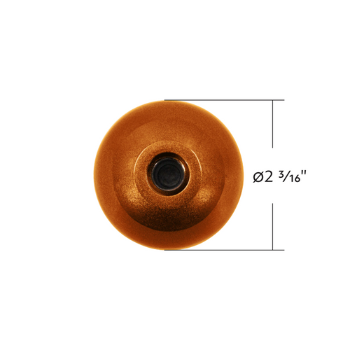 1/2"-13 Thread-On Bristol Style Gearshift Knob-Cadmium Orange