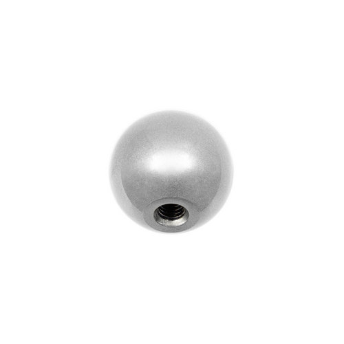 1/2"-13 Thread-On Bristol Style Gearshift Knob-Liquid Silver