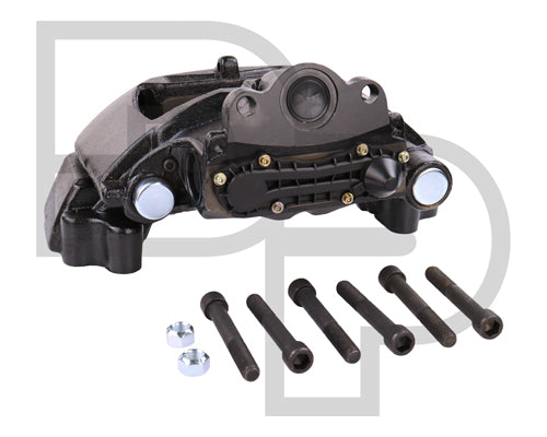 Caliper assy - new unloaded Vertical mount w/bolt kit - RH, tractor
