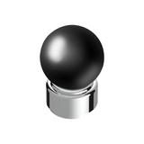 Thread-On Bristol Gearshift Knob with 9/10 Speed Adapter-Glossy Black