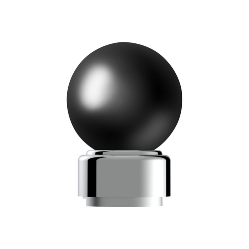 Thread-On Bristol Gearshift Knob with 9/10 Speed Adapter-Glossy Black