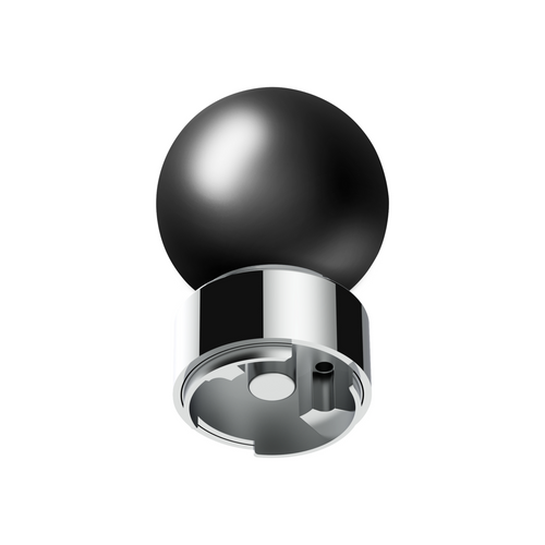 Thread-On Bristol Gearshift Knob with 9/10 Speed Adapter-Glossy Black