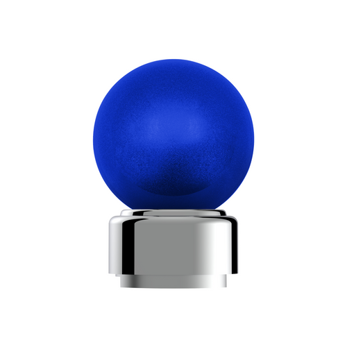 Thread-On Bristol Style Gearshift Knob with 9/10 Speed Adapter-Indigo Blue