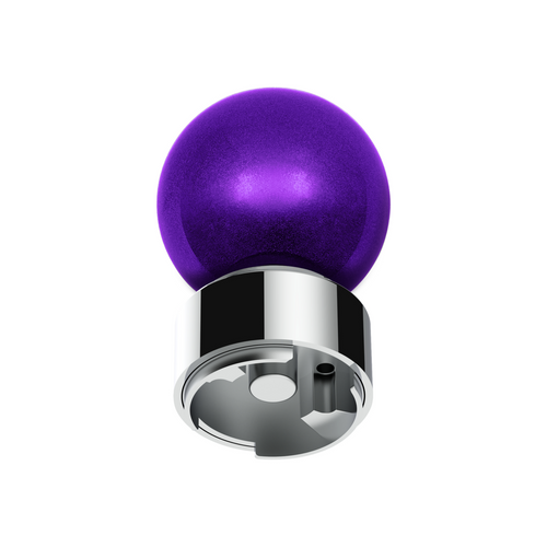 Thread-On Bristol Style Gearshift Knob with 9/10 Speed Adapter-Candy Purple