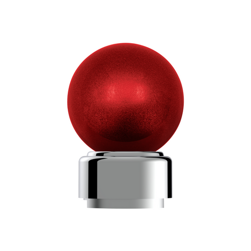 Thread-On Bristol Style Gearshift Knob with 9/10 Speed Adapter-Candy Red