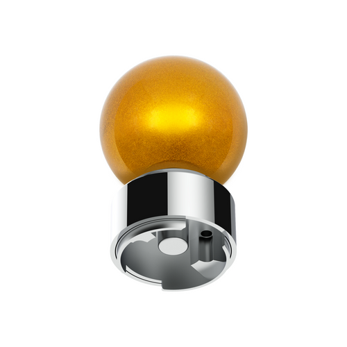 Thread-On Bristol Style Gearshift Knob with 9/10 Speed Adapter-Electric Yellow