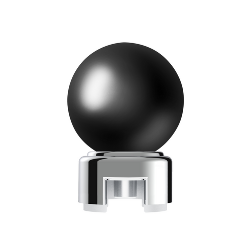 Thread-On Bristol Gearshift Knob with 13/15/18 Speed Adapter-Glossy Black