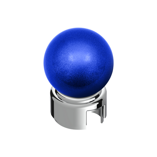 Thread-On Bristol Style Gearshift Knob with 13/15/18 Speed Adapter-Indigo Blue