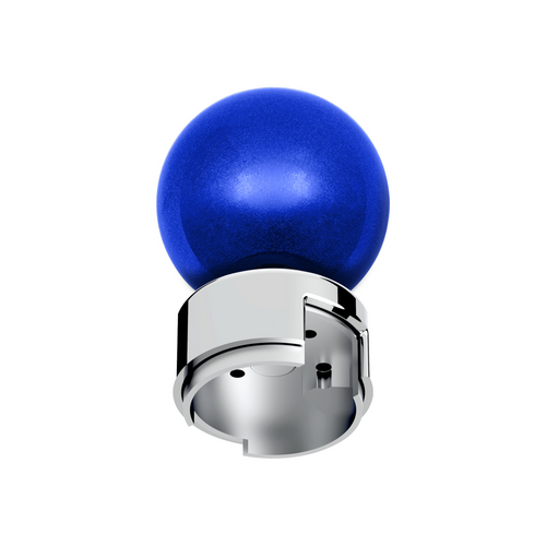 Thread-On Bristol Style Gearshift Knob with 13/15/18 Speed Adapter-Indigo Blue